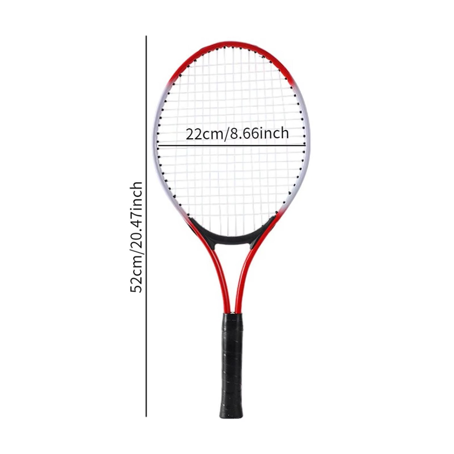 Tennis Racket Aluminum Alloy Portable Shockproof Tennis Racquet for Beach Training Outdoor Game Beginner Training Equipment Tool