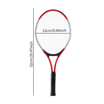 Tennis Racket Aluminum Alloy Portable Shockproof Tennis Racquet for Beach Training Outdoor Game Beginner Training Equipment Tool