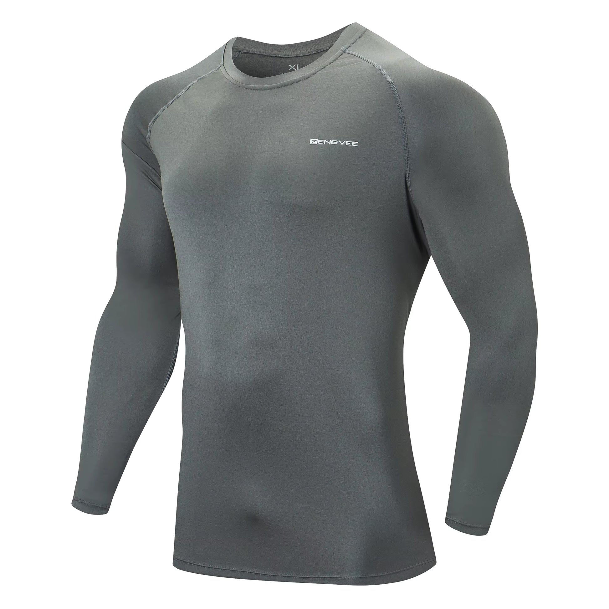 Men'S Long Sleeve UPF 50+ Rash Guards Diving UV Protection Lightweight T-Shirt Loose Fit Swimming Quick Drying Surfing T-Shirt