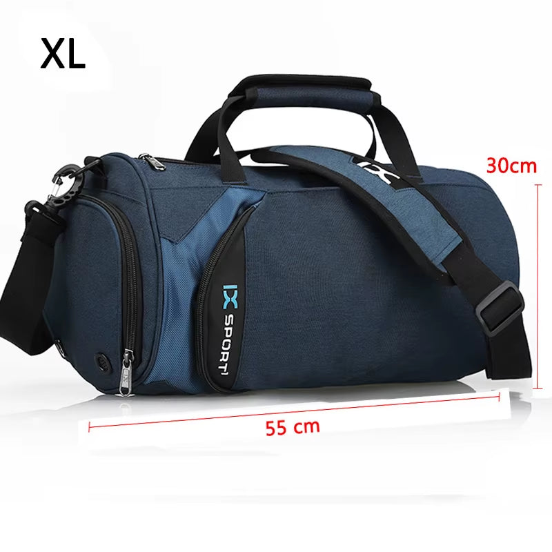 Large Gym Bag Fitness Bags Wet Dry Training Men Yoga for Shoes Travel Shoulder Handbags Multifunction Work Out Swimming Bag