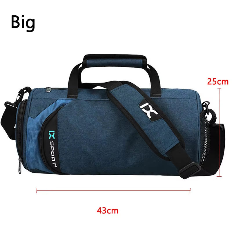 Large Gym Bag Fitness Bags Wet Dry Training Men Yoga for Shoes Travel Shoulder Handbags Multifunction Work Out Swimming Bag