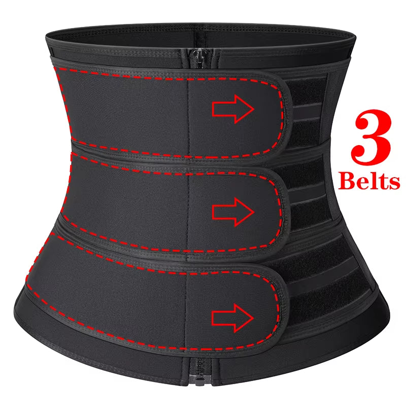 Women Waist Trainer Neoprene Body Shaper Belt Slimming Sheath Belly Reducing Shaper Tummy Sweat Shapewear Workout Shaper Corset